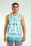 Glacier Singlet Aqua blue