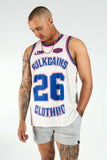 Court Side Singlet Dark Blue