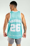 Glacier Singlet Aqua blue