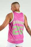 Neon heat Singlet Pink