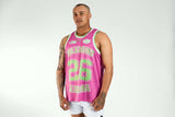 Neon heat Singlet Pink